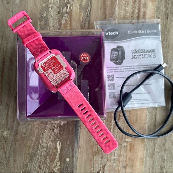 Vtech Kidizoom Smart Watch DX3 Pink Excellent Used Condition - Picture 7 of 8